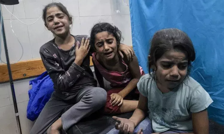 ఇజ్రాయెల్-హమాస్ యుద్ధం: చిన్నారులను పీడిస్తున్న అనారోగ్య సమస్యలు ఇజ్రాయెల్-హమాస్ యుద్ధం: చిన్నారులను పీడిస్తున్న అనారోగ్య సమస్యలు