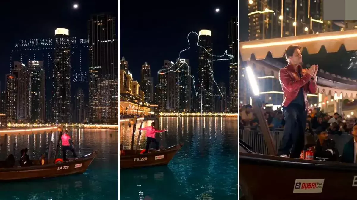 Drone Show : దుబాయ్ లో డుంకీ మార్వెలస్ డ్రోన్ షో