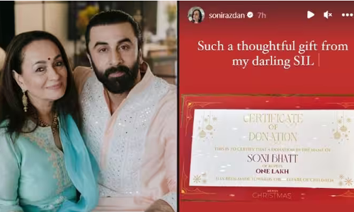 Soni Razdan  పిల్లల సంక్షేమ కోసం రూ.1లక్ష ప్రకటించిన రణబీర్