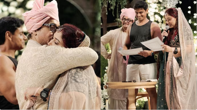 Viral pic: కూతురి పెళ్లిలో అమీర్ ఎమోషనల్