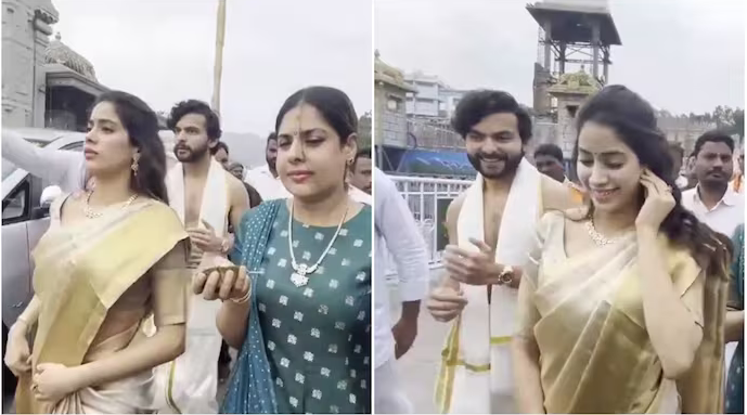 Janhvi Kapoor: తిరుపతిలో టాలీవుడ్ నటితో జాన్వీ