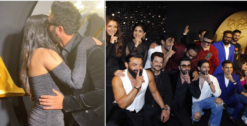 Animal Success Bash: లైవ్ లో.. రష్మిక బుగ్గపై ముద్దు పెట్టిన రణబీర్