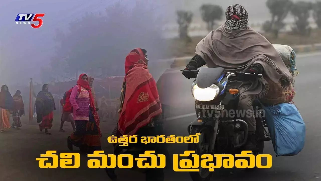 Cold wave in North India :ఉత్తర భారతంలో చలి మంచు ప్రభావం
