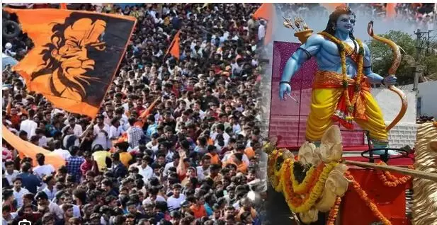 TS: తెలంగాణలోనూ ఘనంగా శ్రీరామ శోభాయాత్ర TS: తెలంగాణలోనూ ఘనంగా శ్రీరామ శోభాయాత్ర