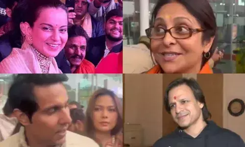 Ram Mandir consecration : అయోధ్య మహా వేడుకకు చేరుకుంటున్న స్టార్ యాక్టర్స్ Ram Mandir consecration : అయోధ్య మహా వేడుకకు చేరుకుంటున్న స్టార్ యాక్టర్స్