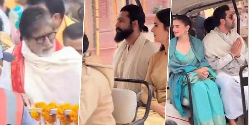 Ram Mandir Consecration Ceremony : అయోధ్య నుంచి తమ ఇంటికి చేరుకుంటున్న బాలీవుడ్ స్టార్స్