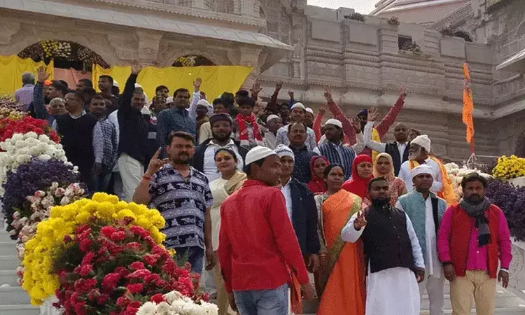 లక్నో నుండి అయోధ్యకు 6 రోజుల పాదయాత్ర.. 350 మంది ముస్లింల రామ భక్తి లక్నో నుండి అయోధ్యకు 6 రోజుల పాదయాత్ర.. 350 మంది ముస్లింల రామ భక్తి