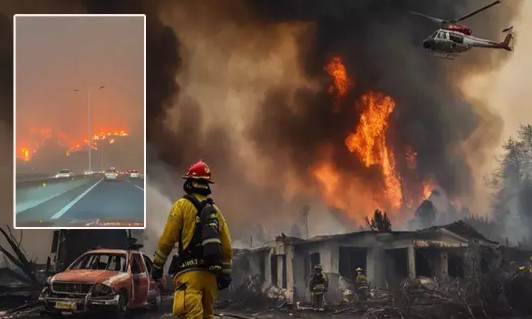 Chile Forest Fires: చిలీలో కార్చిచ్చు.. Chile Forest Fires: చిలీలో కార్చిచ్చు..