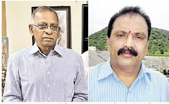 TS: తెలంగాణలో ఇద్దరు ఈఎన్సీలపై వేటు TS: తెలంగాణలో ఇద్దరు ఈఎన్సీలపై వేటు