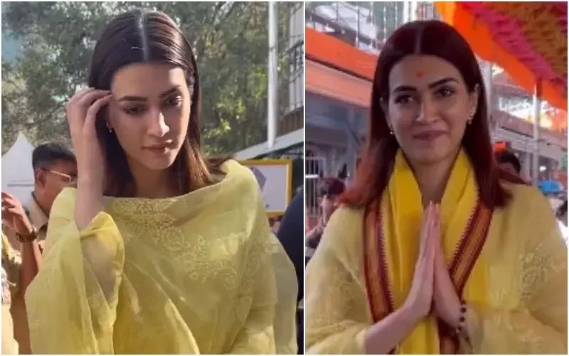 Teri Baaton Mein Aisa Uljha Jiya : సిద్ధివినాయక్ ఆలయాన్ని సందర్శించిన కృతి Teri Baaton Mein Aisa Uljha Jiya : సిద్ధివినాయక్ ఆలయాన్ని సందర్శించిన కృతి