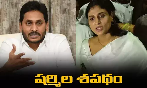 AP : వైసీపీ మొక్కను చెట్టుగా మార్చా.. జగన్ను గద్దె దింపి తీరుతా.. షర్మిల శపథం AP : వైసీపీ మొక్కను చెట్టుగా మార్చా.. జగన్ను గద్దె దింపి తీరుతా.. షర్మిల శపథం