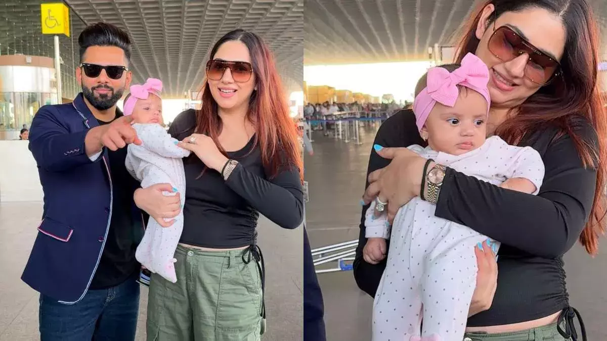 Rahul Vaidya, Disha Parmar : ఫైనల్లీ తమ చిన్నారి ముఖాన్ని చూపించారు