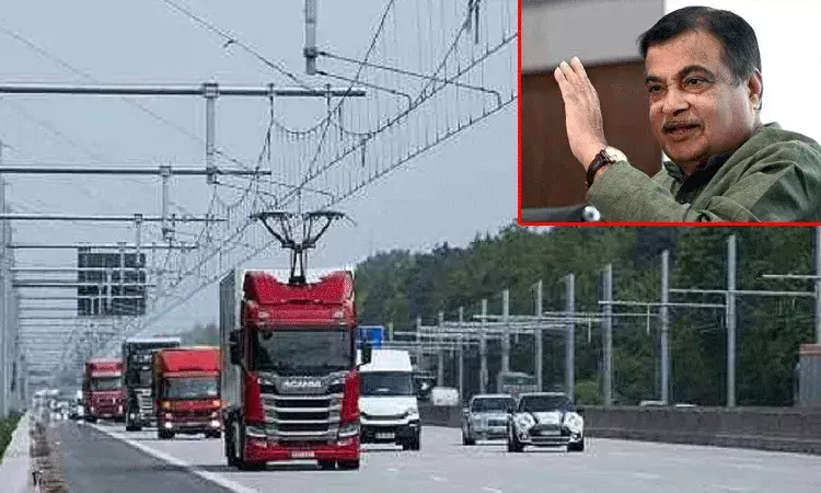 రైల్వే ట్రాక్‌ల మాదిరిగా రోడ్డుపై ఎలక్ట్రిక్‌ కేబుల్స్‌ ఏర్పాటు.. 2 గంటల్లో ఢిల్లీ-జైపూర్ : నితిన్ గడ్కరీ