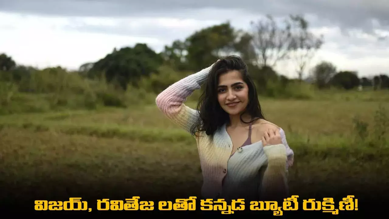విజయ్, రవితేజ లతో కన్నడ బ్యూటీ రుక్మిణీ! విజయ్, రవితేజ లతో కన్నడ బ్యూటీ రుక్మిణీ!