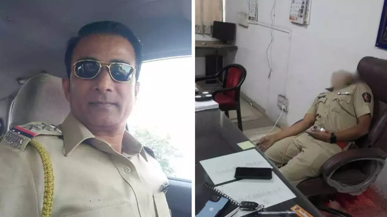 సర్వీస్ రివాల్వర్తో కాల్చుకుని పోలీస్ ఇన్స్పెక్టర్ ఆత్మహత్య సర్వీస్ రివాల్వర్తో కాల్చుకుని పోలీస్ ఇన్స్పెక్టర్ ఆత్మహత్య