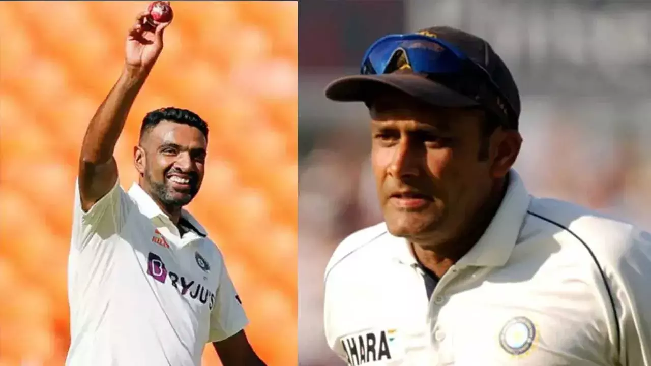 Test Wickets record : కుంబ్లే రికార్డును సమం చేసిన అశ్విన్