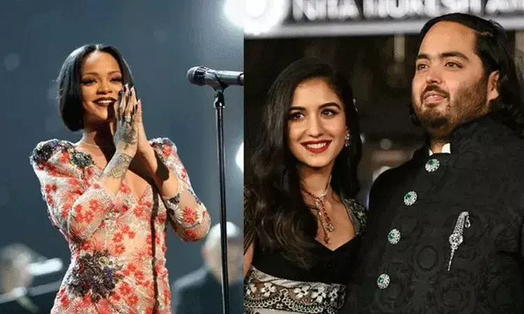 అనంత్ అంబానీ ప్రీ వెడ్డింగ్ పార్టీలో రిహానా ప్రదర్శన.. ఆమె రెమ్యునరేషన్ ఎంతో తెలిస్తే షాకే అనంత్ అంబానీ ప్రీ వెడ్డింగ్ పార్టీలో రిహానా ప్రదర్శన.. ఆమె రెమ్యునరేషన్ ఎంతో తెలిస్తే షాకే