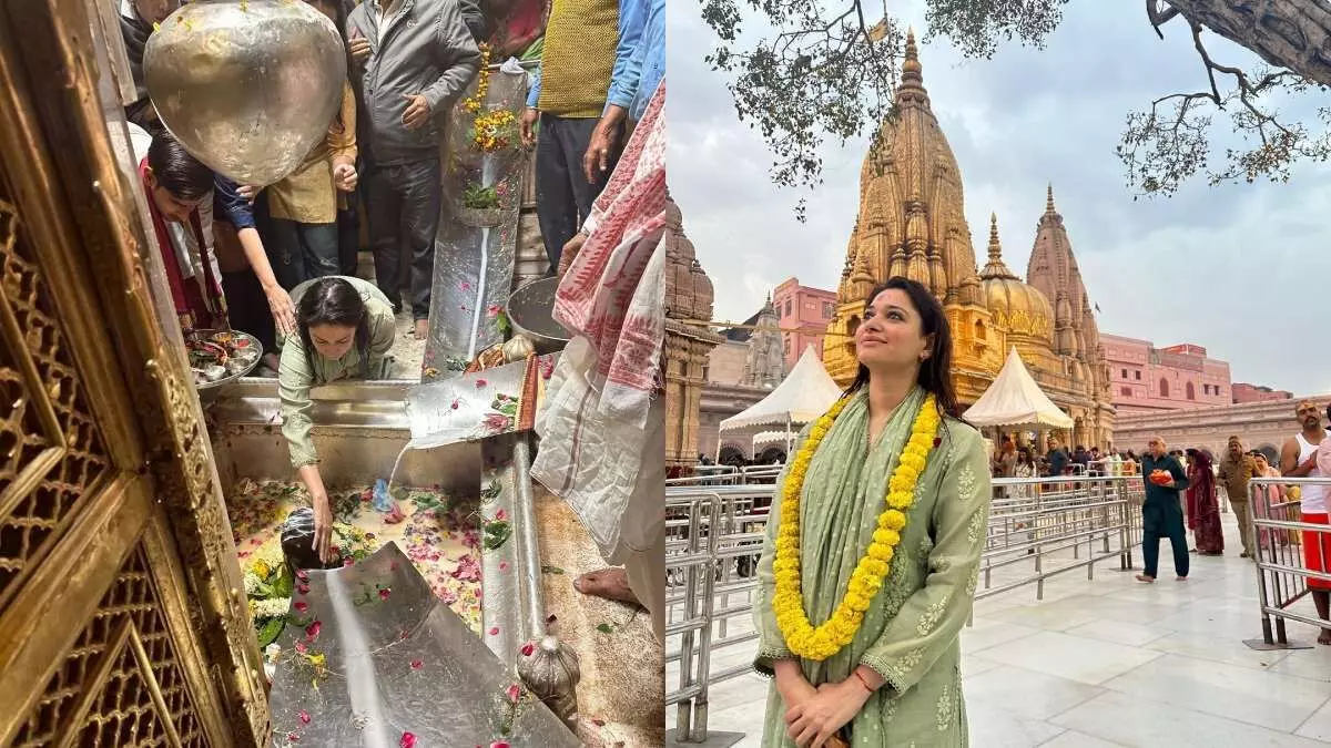 Tamannaah Bhatia : కాశీ విశ్వనాథ ఆలయంలో ప్రత్యేక ప్రార్థనలు Tamannaah Bhatia : కాశీ విశ్వనాథ ఆలయంలో ప్రత్యేక ప్రార్థనలు