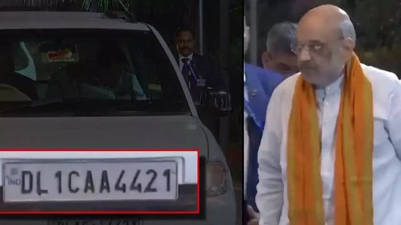 Viral : షా, రాజ్ నాథ్ ల కారు నంబర్ ప్లేట్లపై CAA.. ఫొటోలు వైరల్