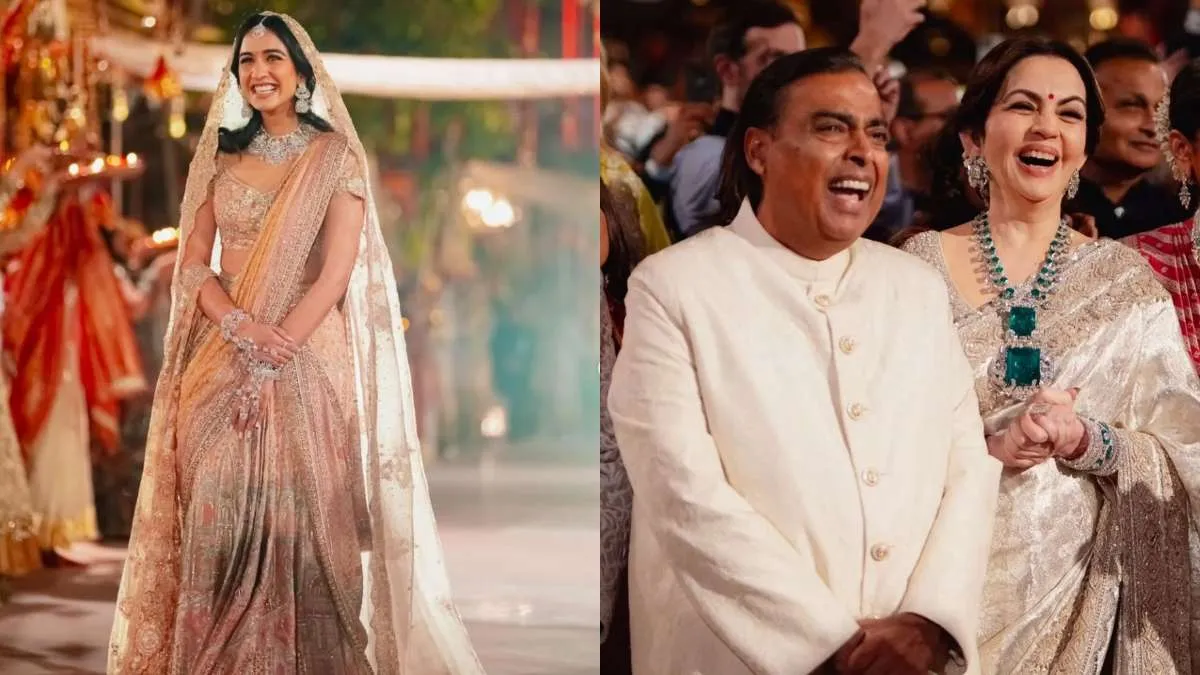 Dazzling Entry at Hastakshar  : రాధిక ఎంట్రీ చూసి కన్నీళ్లు పెట్టుకున్న ముఖేష్ అంబానీ Dazzling Entry at Hastakshar  : రాధిక ఎంట్రీ చూసి కన్నీళ్లు పెట్టుకున్న ముఖేష్ అంబానీ