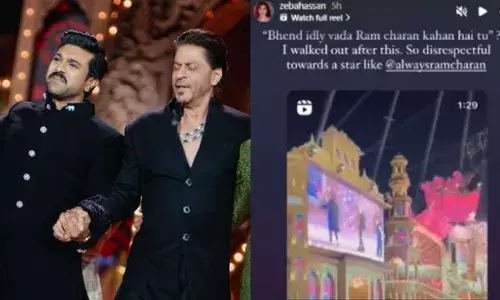 Shah Rukh Khans Idli Comment : బాద్ షాపై చెర్రీ మేకప్ ఆర్టిస్ట్ అసంతృప్తి Shah Rukh Khans Idli Comment : బాద్ షాపై చెర్రీ మేకప్ ఆర్టిస్ట్ అసంతృప్తి