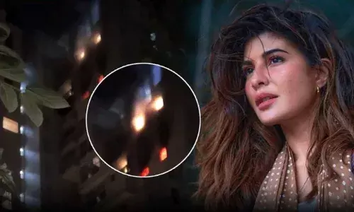 నటి జాక్వెలిన్ ఫెర్నాండెజ్ నివసిస్తున్న 17-అంతస్తుల భవనంలో మంటలు..