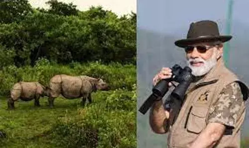 Kaziranga National Park: కజిరంగా పార్కులో ప్రధాని.. Kaziranga National Park: కజిరంగా పార్కులో ప్రధాని..