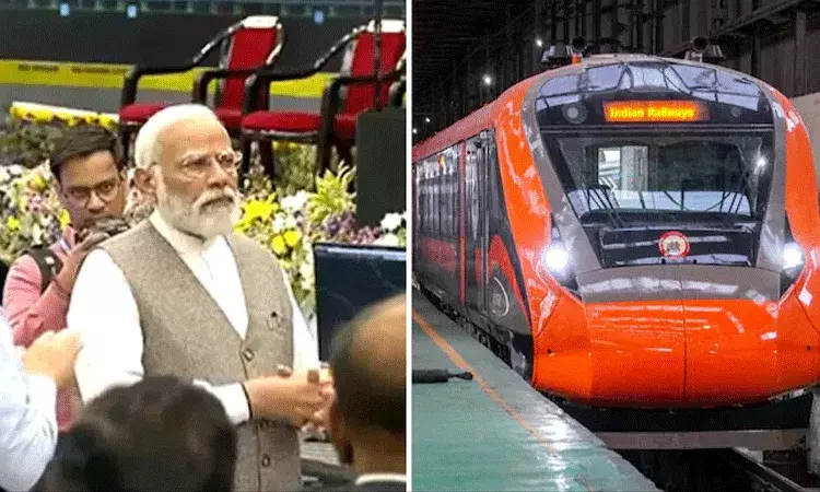 ఒకే రోజు 10 కొత్త వందే భారత్ రైళ్లకు ప్రధాని పచ్చ జెండా..