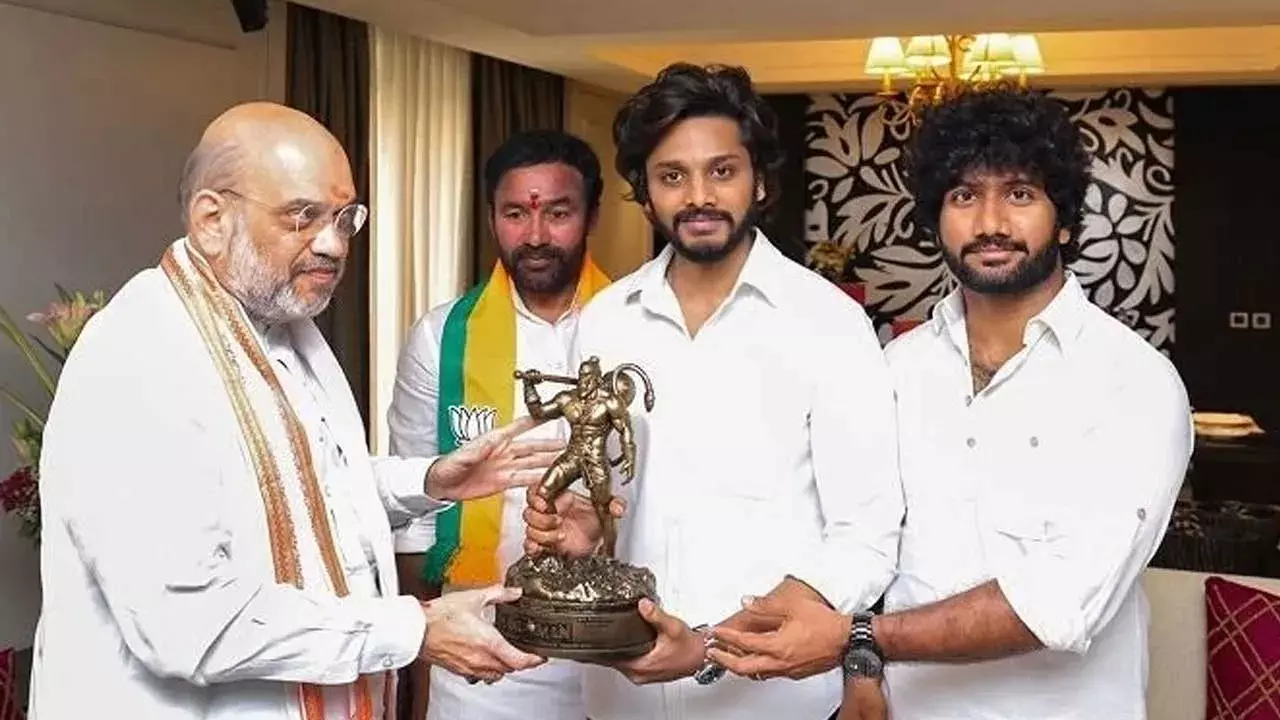 Hanuman : అమిత్ షాను కలిసిన హనుమాన్ టీమ్ Hanuman : అమిత్ షాను కలిసిన హనుమాన్ టీమ్