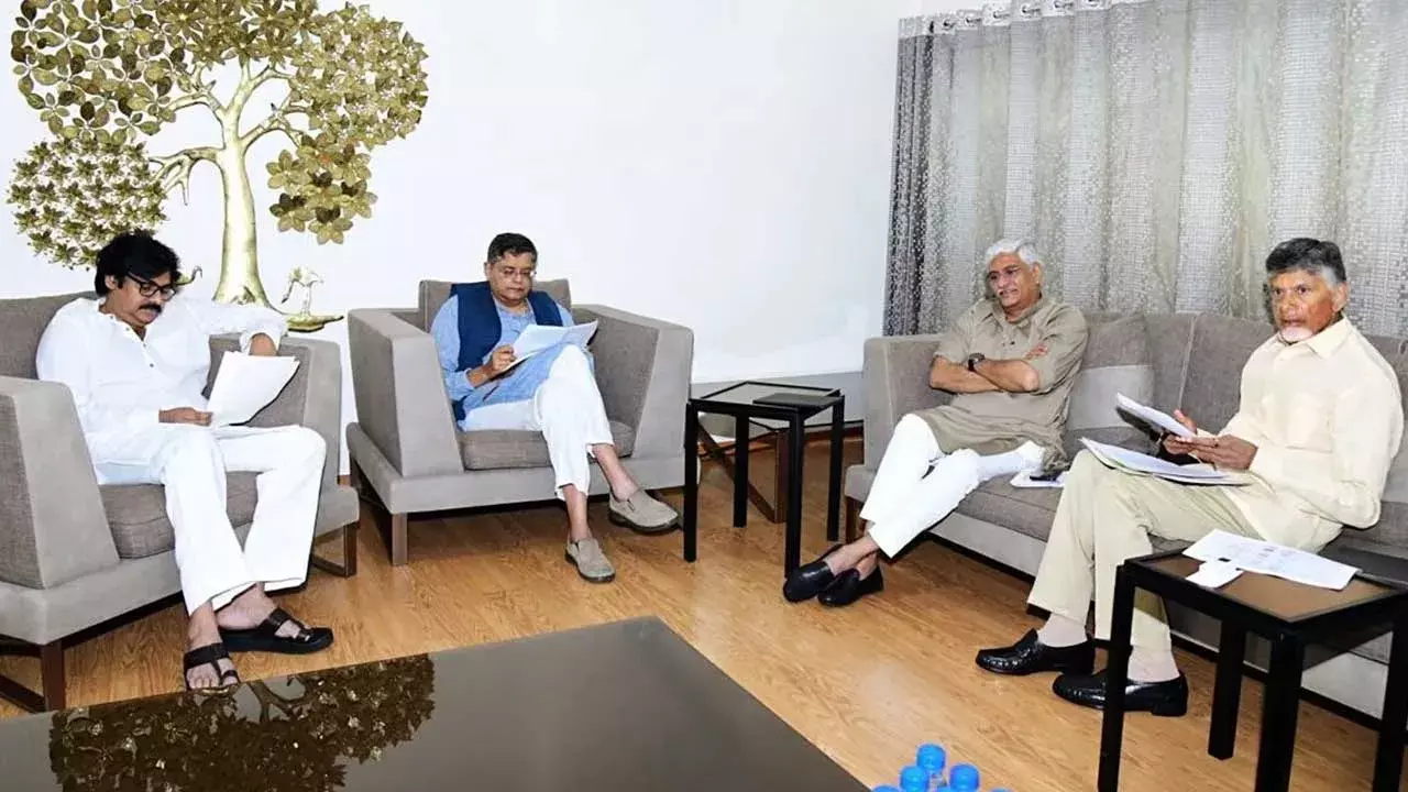 AP : గెలిచే సీట్లపైనే బీజేపీ పట్టు.. ఏపీ సీట్లపై కాసేపట్లో ప్రకటన AP : గెలిచే సీట్లపైనే బీజేపీ పట్టు.. ఏపీ సీట్లపై కాసేపట్లో ప్రకటన
