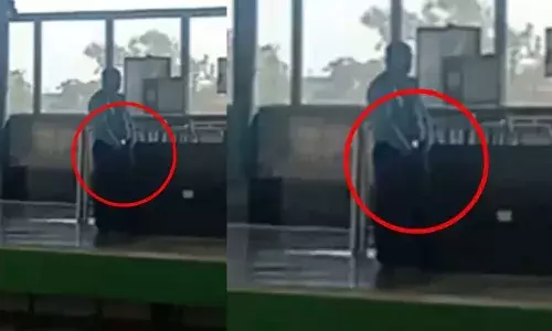 Metro Security : మహిళపై మెట్రో సెక్యూరిటీ గార్డు అసభ్య ప్రవర్తన