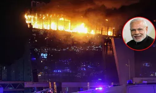 PM Modi : మాస్కోలో ఉగ్రదాడి. స్పందించిన ప్రధాని PM Modi : మాస్కోలో ఉగ్రదాడి. స్పందించిన ప్రధాని