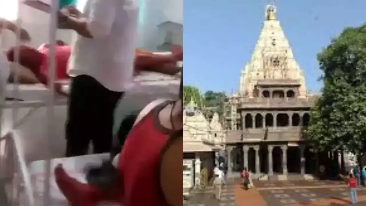 Fire Mishap : ఉజ్జయిని ఆలయంలో మంటలు.. 13 మందికి గాయలు