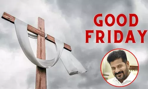 TS : సీఎం రేవంత్  గుడ్ ఫ్రైడే శుభాకాంక్షలు TS : సీఎం రేవంత్  గుడ్ ఫ్రైడే శుభాకాంక్షలు