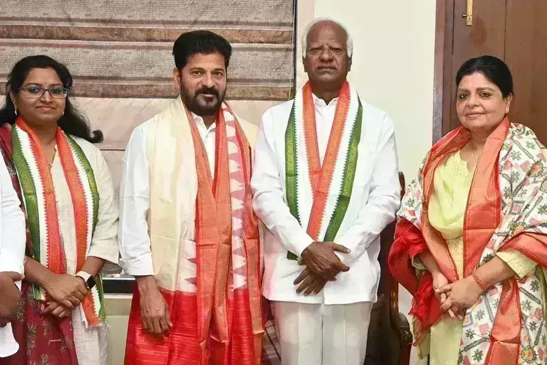 Kadiam Srihari: కుమార్తె కావ్యతో కలిసి కాంగ్రెస్‌లో చేరిన కడియం శ్రీహరి