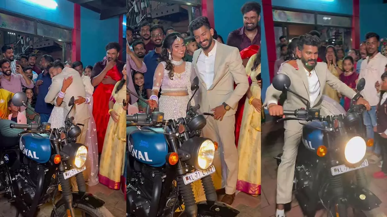 Super Gift : పెళ్లిలో వరుడికి పెండ్లికూతురు సూపర్ గిఫ్ట్ Super Gift : పెళ్లిలో వరుడికి పెండ్లికూతురు సూపర్ గిఫ్ట్