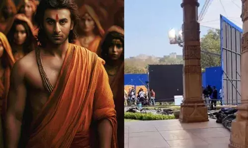 Ramayana : సెట్స్ నుంచి రణబీర్ వీడియో వైరల్ Ramayana : సెట్స్ నుంచి రణబీర్ వీడియో వైరల్