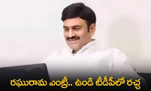 AP : రఘురామ ఎంట్రీ.. ఉండి టీడీపీలో రచ్చ AP : రఘురామ ఎంట్రీ.. ఉండి టీడీపీలో రచ్చ