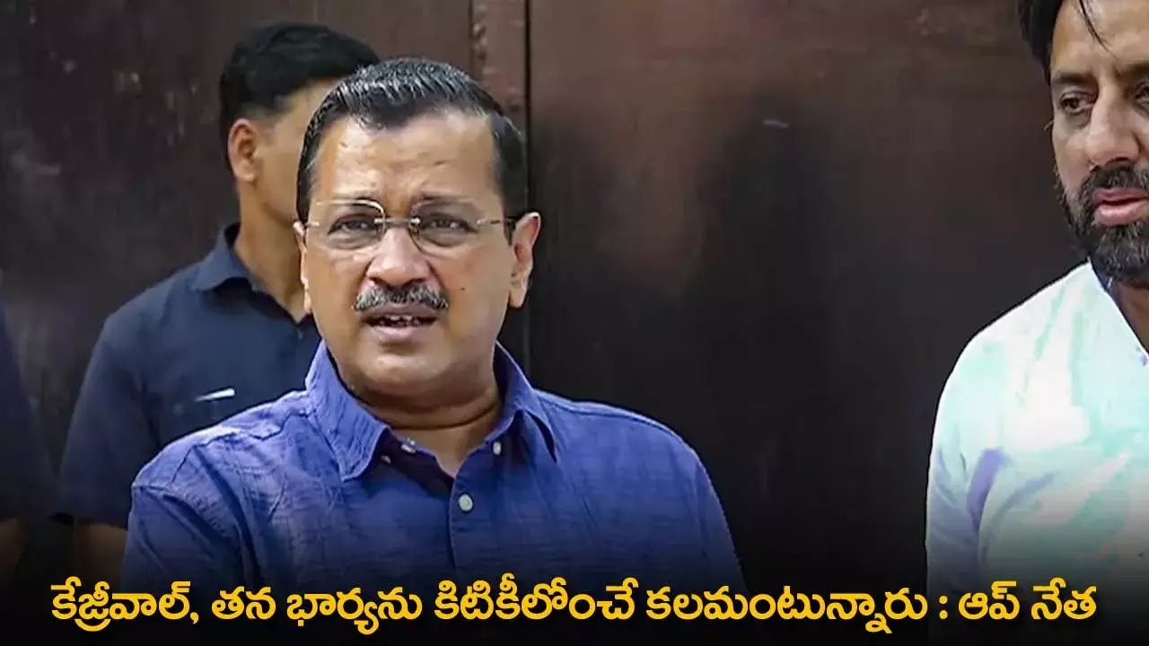 Delhi CM : కేజ్రీవాల్, తన భార్యను కిటికీలోంచే కలమంటున్నారు : ఆప్ నేత
