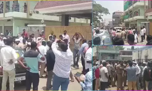 Punganur: మంత్రి పెద్దిరెడ్డి ఇలాఖాలో విపక్షాలపై వైకాపా నేతల దౌర్జన్యాలు