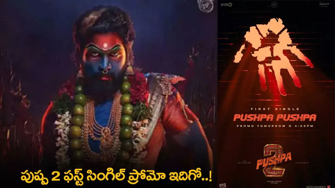 Pushpa 2 : పుష్ప 2 ఫస్ట్ సింగిల్ ప్రోమో ఇదిగో..! Pushpa 2 : పుష్ప 2 ఫస్ట్ సింగిల్ ప్రోమో ఇదిగో..!