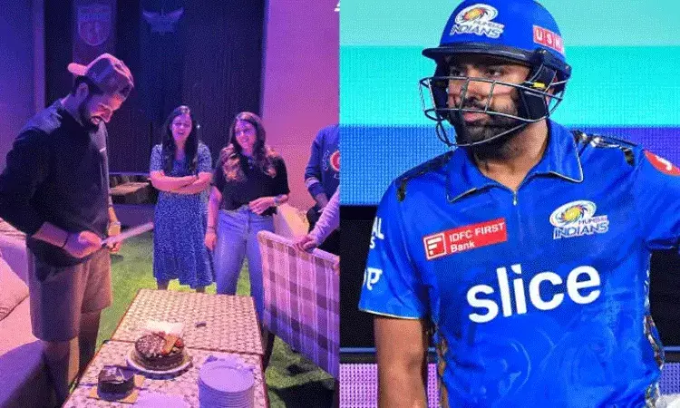 ముంబై ఇండియన్స్ మాజీ కెప్టెన్ కు 37 ఏళ్లు.. అర్థరాత్రి కేక్ కట్ చేసి..