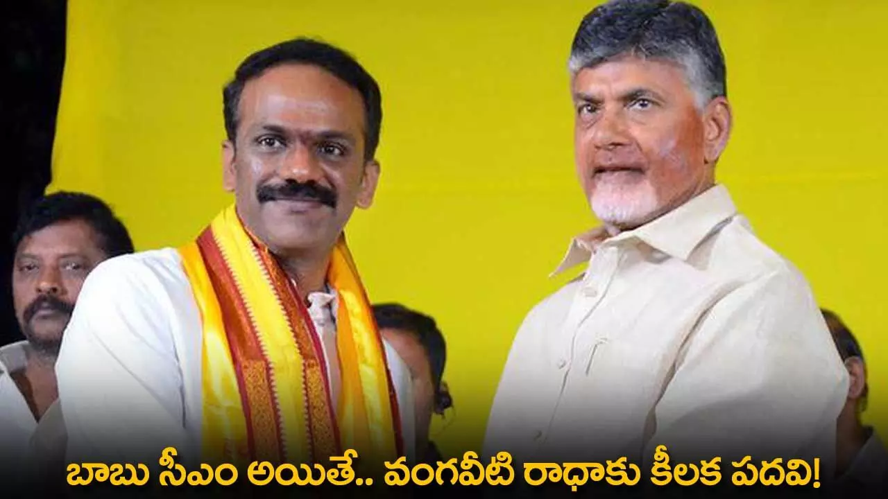 AP : బాబు సీఎం అయితే.. వంగవీటి రాధాకు కీలక పదవి! AP : బాబు సీఎం అయితే.. వంగవీటి రాధాకు కీలక పదవి!