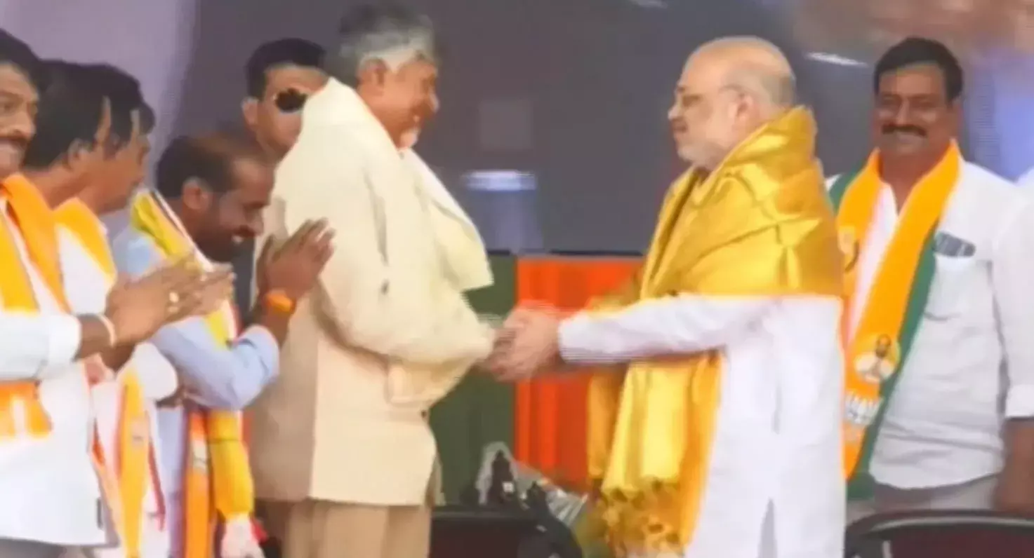 AMIT SHAH: నేరగాళ్లను తరిమికొట్టేందుకే కూటమి