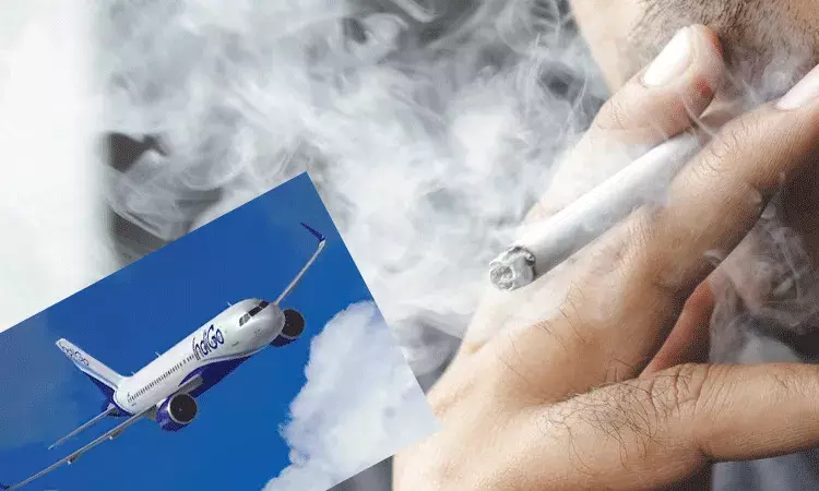 విమానంలో ధూమపానం.. గుజరాత్ వ్యక్తిపై కేసు నమోదు విమానంలో ధూమపానం.. గుజరాత్ వ్యక్తిపై కేసు నమోదు