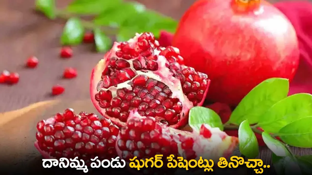 Pomegranate : దానిమ్మ పండు షుగర్ పేషెంట్లు తినొచ్చా.. Pomegranate : దానిమ్మ పండు షుగర్ పేషెంట్లు తినొచ్చా..