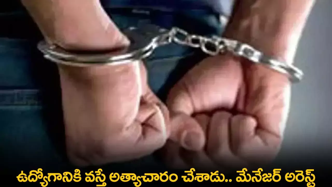 Manager Arrested for Harassment  : ఉద్యోగానికి వస్తే అత్యాచారం చేశాడు.. మేనేజర్ అరెస్ట్
