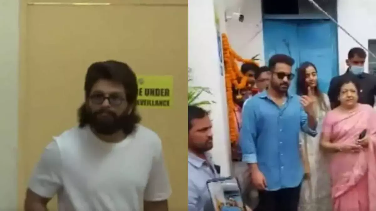 Lok Sabha Election 2024 : ఓటు హక్కును వినియోగించుకున్న బన్నీ, తారక్ Lok Sabha Election 2024 : ఓటు హక్కును వినియోగించుకున్న బన్నీ, తారక్