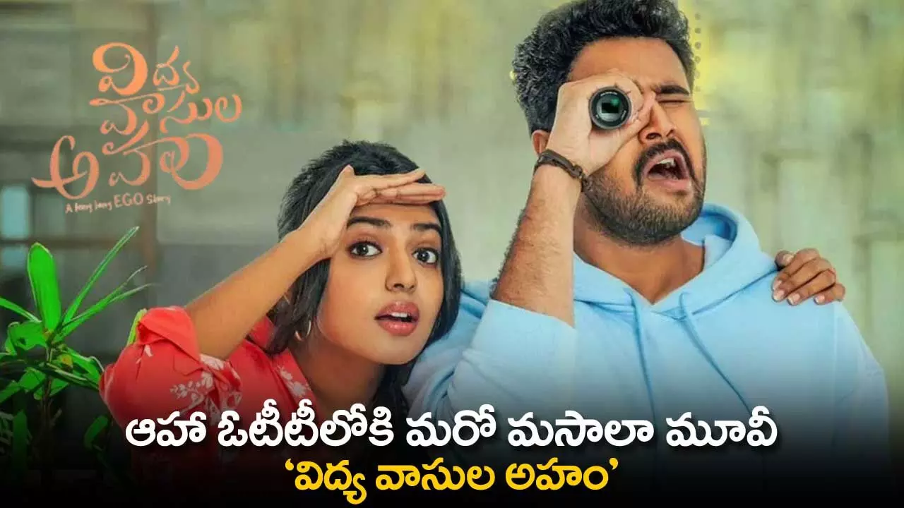 Vidhya Vasula Aham Movie : ఆహా ఓటీటీలోకి మరో మసాలా మూవీ విద్య వాసుల అహం Vidhya Vasula Aham Movie : ఆహా ఓటీటీలోకి మరో మసాలా మూవీ విద్య వాసుల అహం