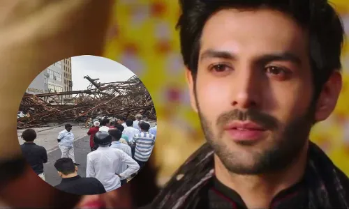 Mumbais Ghatkopar Hoarding Incident : కార్తీక్ ఆర్యన్ బంధువులు మృతి Mumbais Ghatkopar Hoarding Incident : కార్తీక్ ఆర్యన్ బంధువులు మృతి